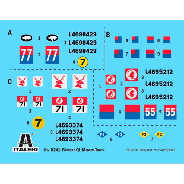 Italeri 1:35 Bedford QL Medium Truck - Modellastbil