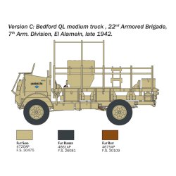 Italeri 1:35 Bedford QL Medium Truck - Modellastbil