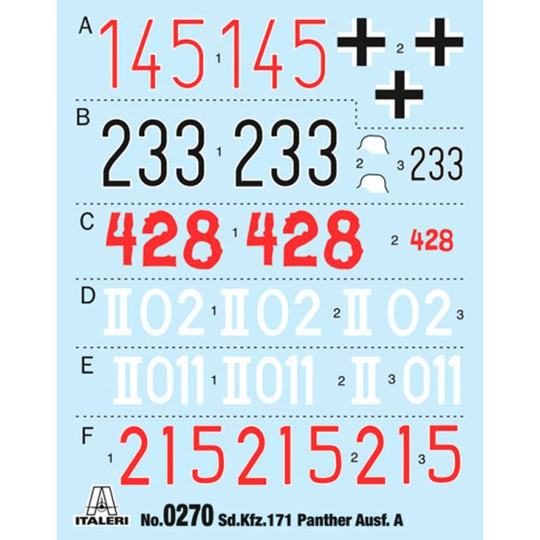 Italeri 1:35 Sd.Kfc 171 Panther Ausf A - Modelkampvogn
