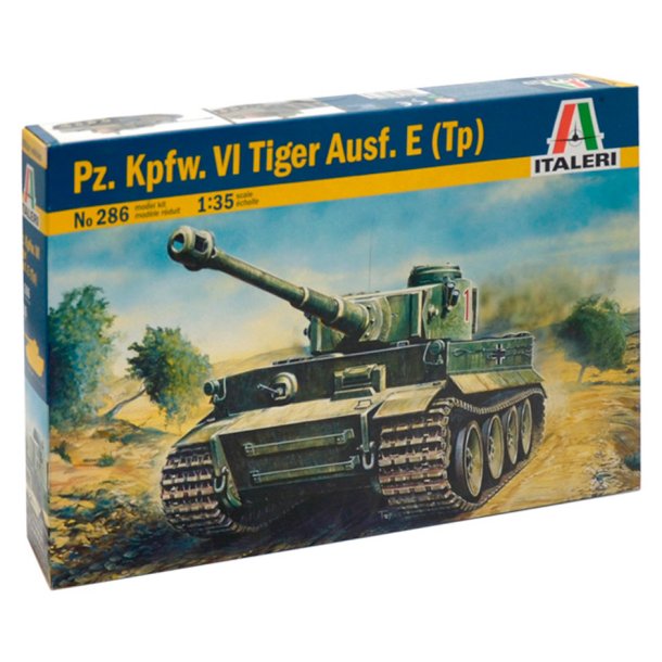 Italeri 1:35 Me TIGER I AUSF. E/H1 - Modelkampvogn