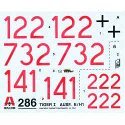 Italeri 1:35 Me TIGER IN AUSF. E/H1 - Modell tank