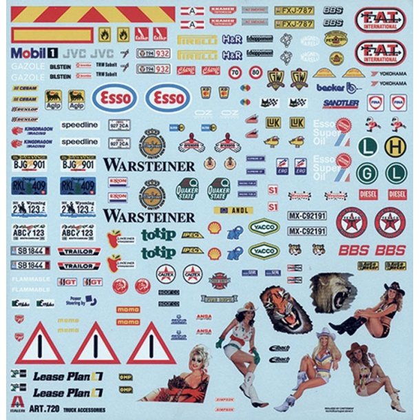 Italeri Lastbils tilbehr - 1:24