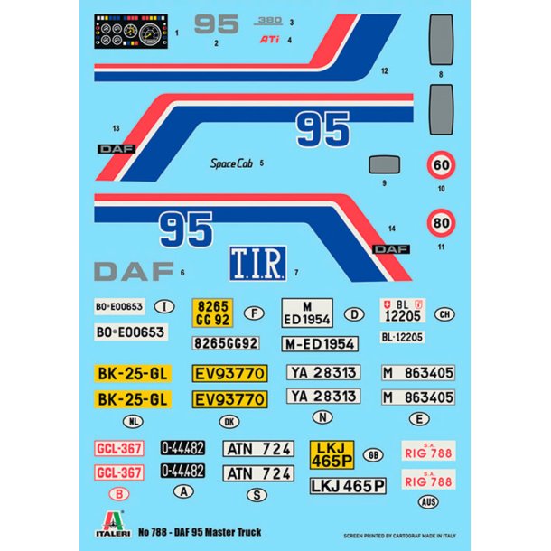 Italeri DAF 95 Master Truck - 1:24