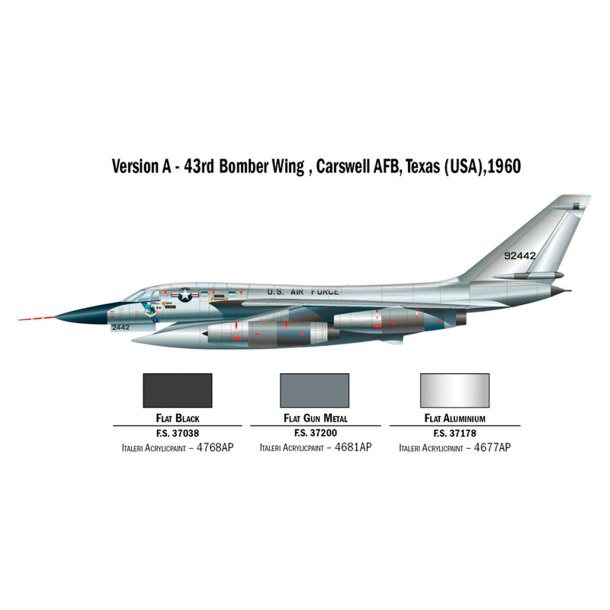 Italeri 1:72 B 58 Hustler - Modelfly