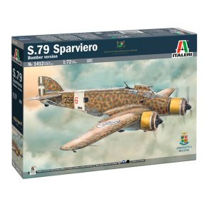 Italeri 1:72 S.79 Sparviero Bomberversion - Modellplan