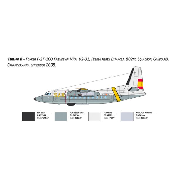 Italeri 1:72 Fokker F-27 Maritime Patrol - Modelfly
