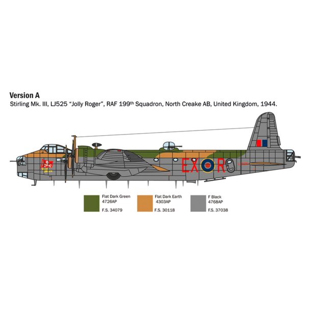 Italeri 1:72 Stirling Mk. III - Modelfly