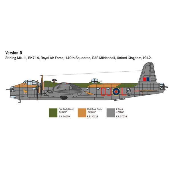 Italeri 1:72 Stirling Mk. III - Modelfly