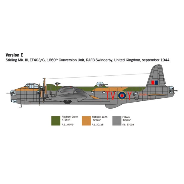 Italeri 1:72 Stirling Mk. III - Modelfly