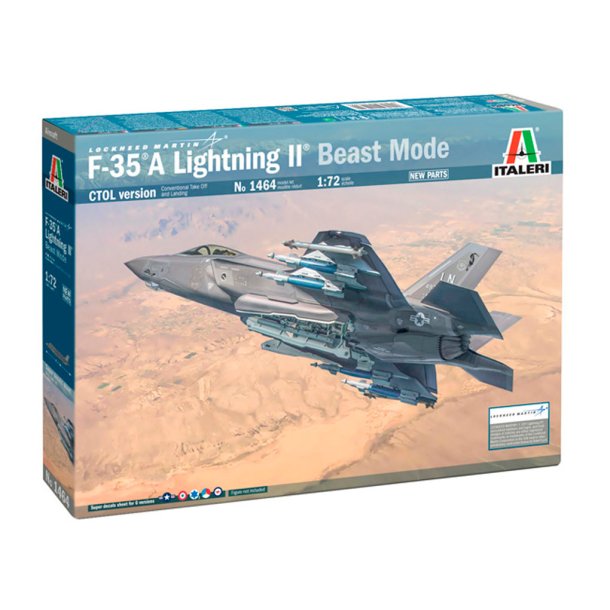 Italeri 1:72 Lockhead Martin F35A (Beast Mode) - modellflygplan