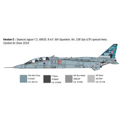 Italeri 1:72 Jaguar T.2 R.A.F. Trainer - Modelfly