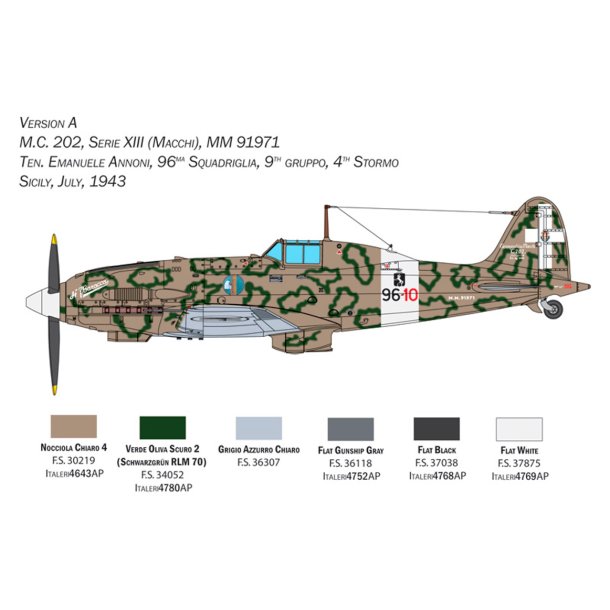 Italeri 1:32 Macchi MC.202 Folgore - Modelfly
