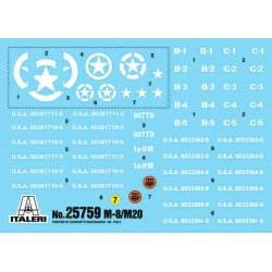 Italeri 1:56 M8/M20 Greyhound - Modelkampvogn