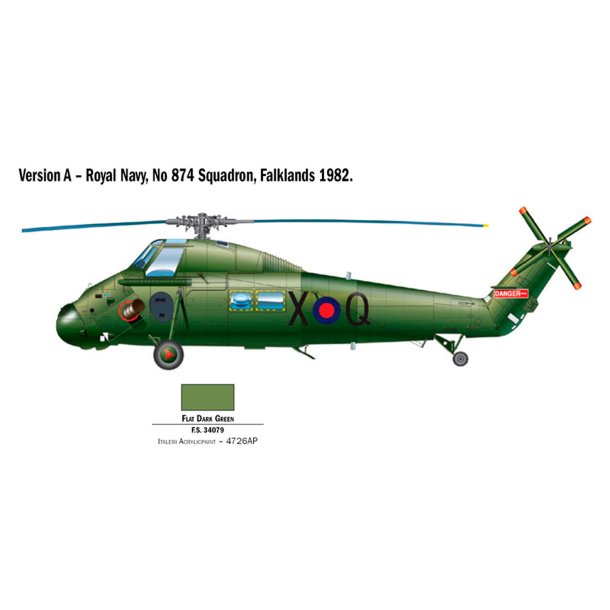 Italeri 1:48 Wessex UH.5 - Model helikopter