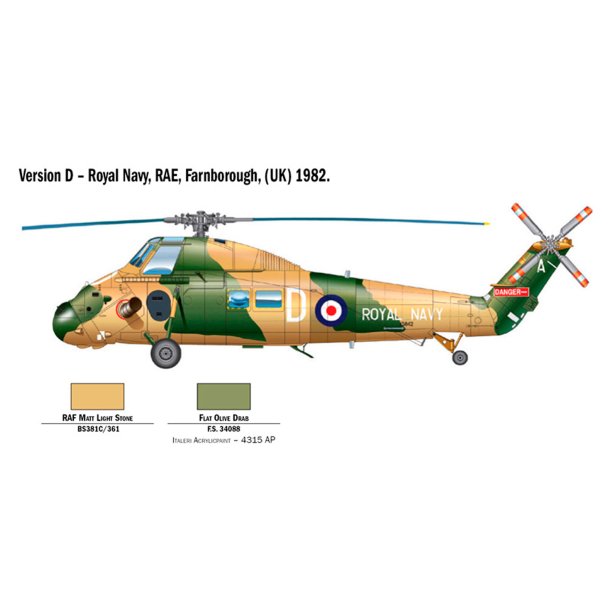 Italeri 1:48 Wessex UH.5 - Model helikopter