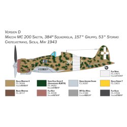 Italeri 1:48 Macchi C.200 Serie XXI-XXIII - Modelfly