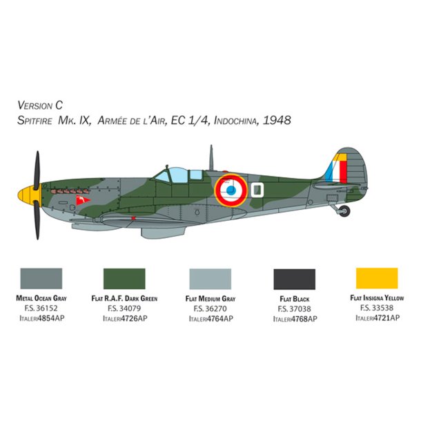 Italeri 1:48 Spitfire Mk. IX - Modelfly