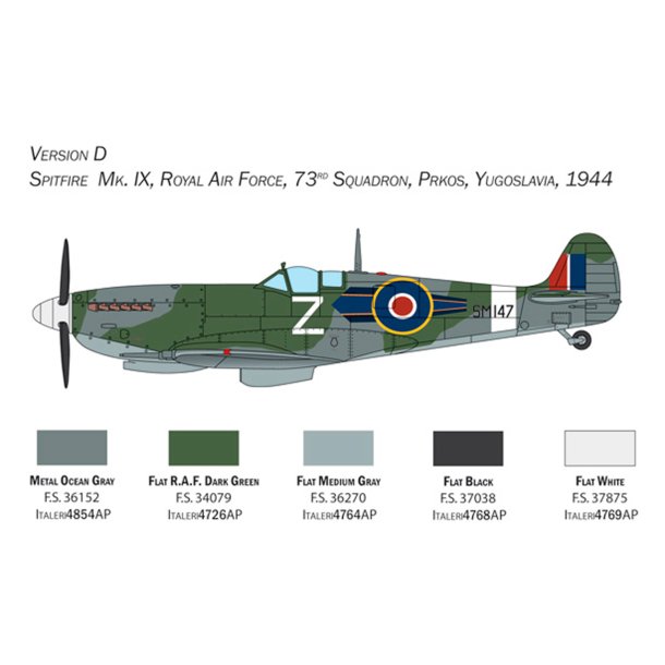 Italeri 1:48 Spitfire Mk. IX - Modelfly