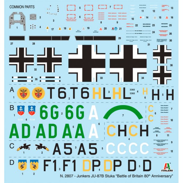 Italeri Junkers JU-87B Stuka - 1:48