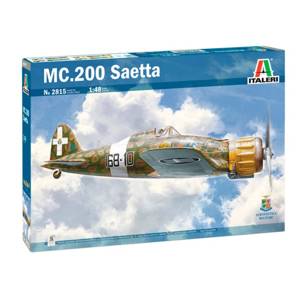 Italeri 1:48 MC.200 Saetta - modellflygplan