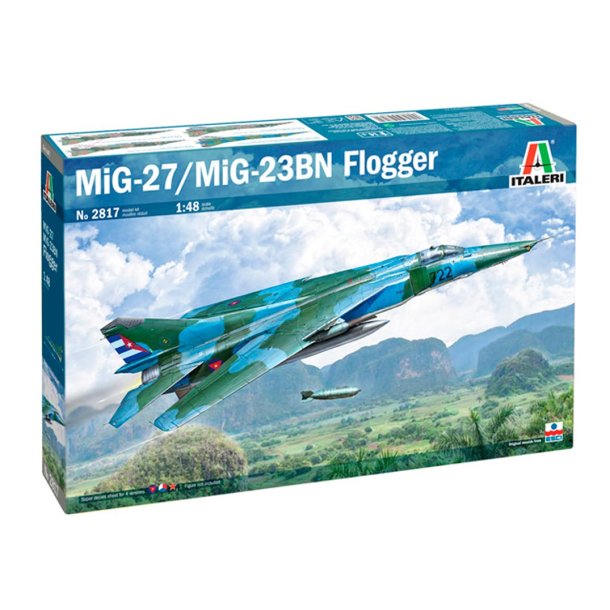 Italeri 1:48 MiG-27/MiG-23BN Flogger - modellflygplan