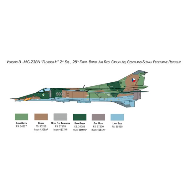 Italeri 1:48 MiG-27/MiG-23BN Flogger - Modelfly