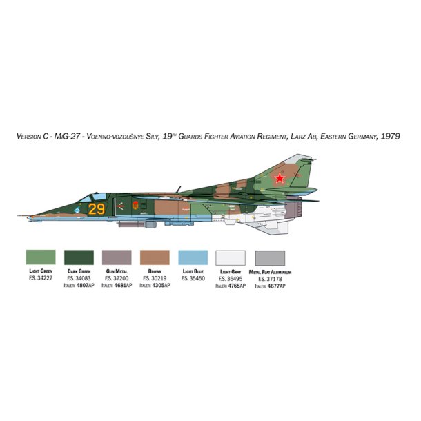 Italeri 1:48 MiG-27/MiG-23BN Flogger - Modelfly