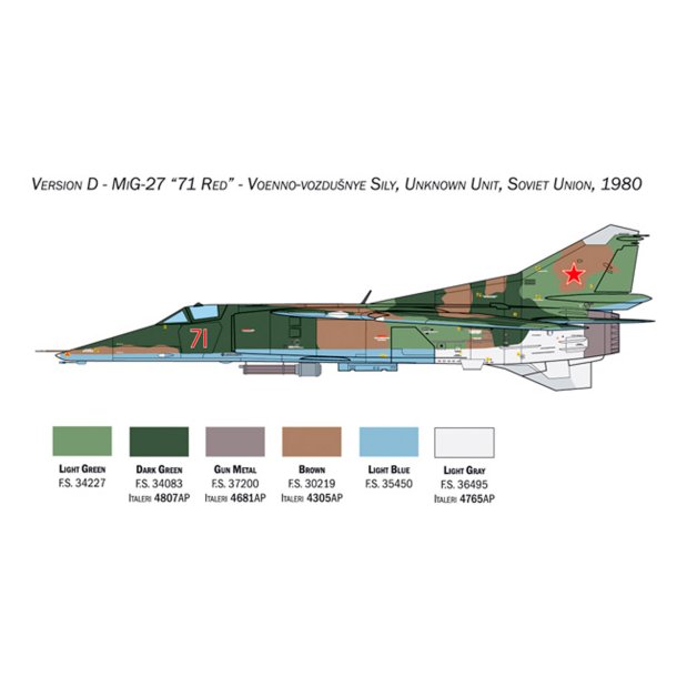 Italeri 1:48 MiG-27/MiG-23BN Flogger - Modelfly