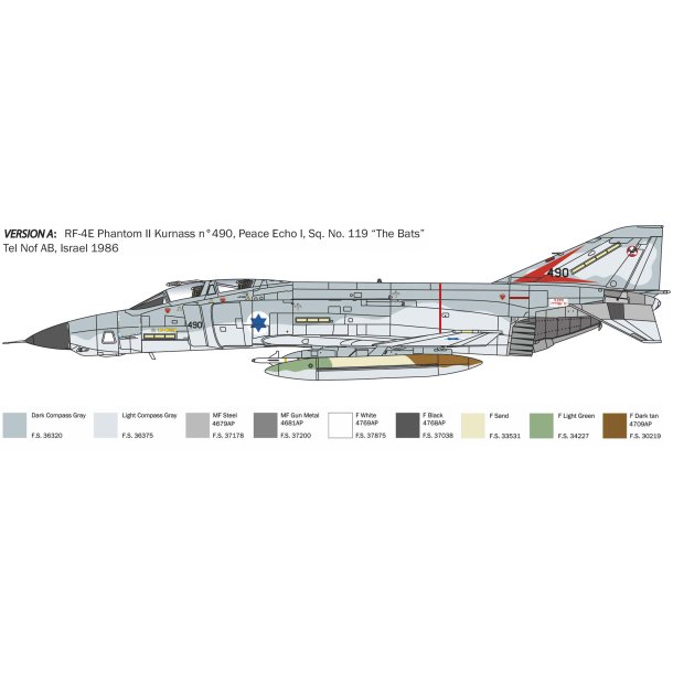Italeri 1:48 RF-4E Phantom II - Modelfly