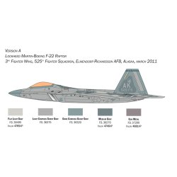 Italeri 1:48 F-22 A Raptor - modellflygplan