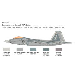 Italeri 1:48 F-22 A Raptor - modellflygplan