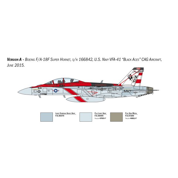 Italeri 1:48 F/A-18F Super Hornet U.S. Navy Special Colors - Modelfly
