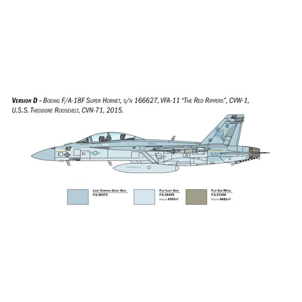 Italeri 1:48 F/A-18F Super Hornet U.S. Navy Special Colors - Modelfly