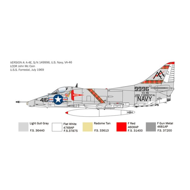 Italeri 1:48 A-4 E/F/G Skyhawk - Modelfly