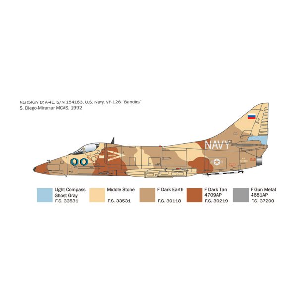 Italeri 1:48 A-4 E/F/G Skyhawk - Modelfly