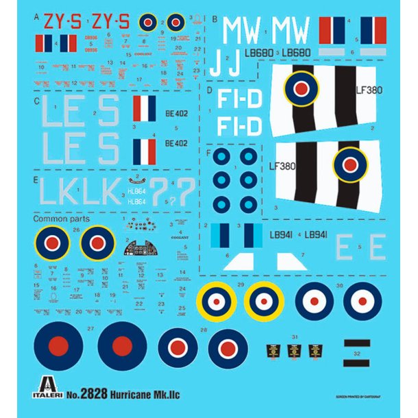 Italeri 1:48 Hurricane Mk. IIC - Modelfly