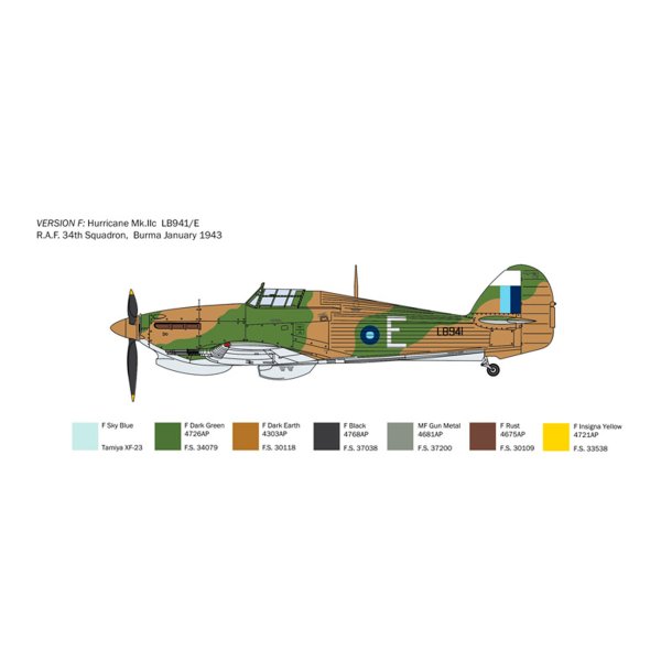 Italeri 1:48 Hurricane Mk. IIC - Modelfly