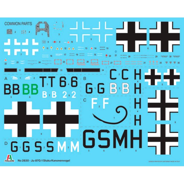 Italeri 1:48 Ju 87 G-1 Stuka Kanonenvogel - Modelfly