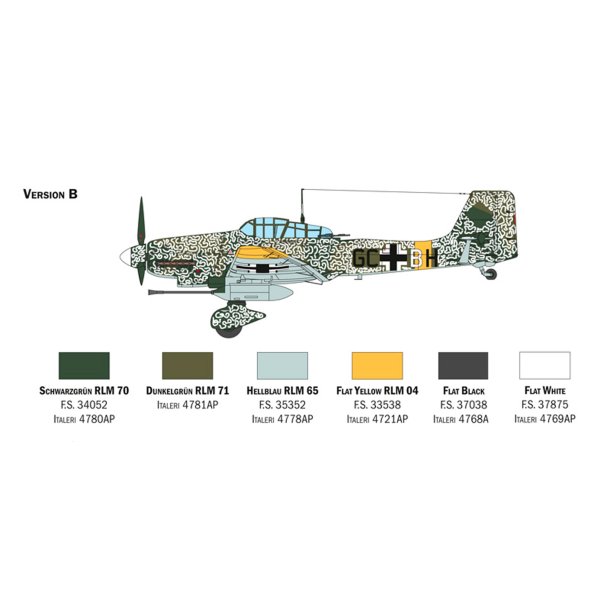 Italeri 1:48 Ju 87 G-1 Stuka Kanonenvogel - Modelfly