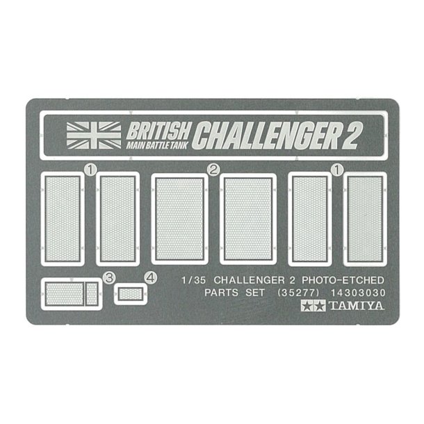 Tamiya tillbehrsset fr British Challenger II Metal Set 1:35 - Tillbehr