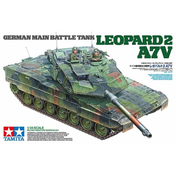 Tamiya German Main Battle Tank Leopard 1:35 - modell stridsvagn