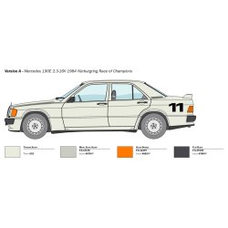 Italeri 1:24 Mercedes-Benz 190E 2.3 16v - Modellbil