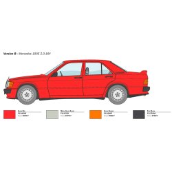 Italeri 1:24 Mercedes-Benz 190E 2.3 16v - Modellbil