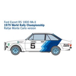 Italeri Ford Escort RS1800 Mk.II rally - 1:24
