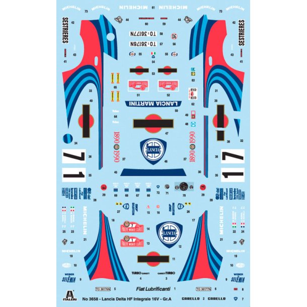 Italeri Lancia HF Integrale- 1:24