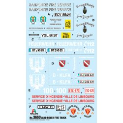 Italeri 1:24 Land Rover Fire Truck - Modelbil