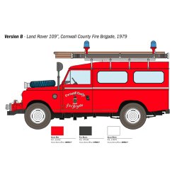 Italeri 1:24 Land Rover Fire Truck - Modelbil