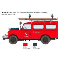 Italeri 1:24 Land Rover Fire Truck - Modelbil