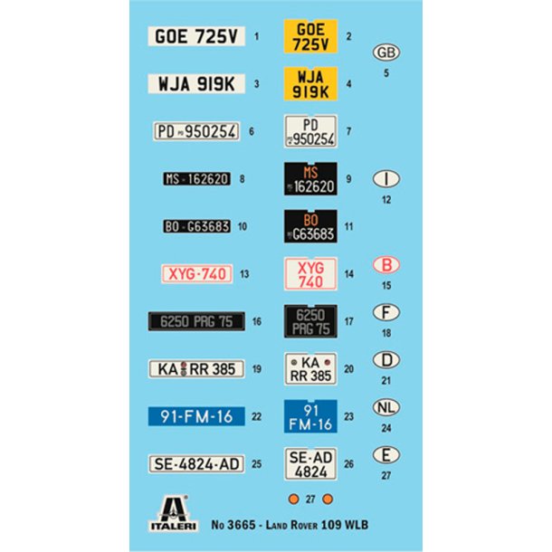 Italeri 1:24 Land Rover 109 LWB - Modelbil