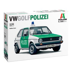 Italeri 1:24 VW Golf Polizei - Modelbil